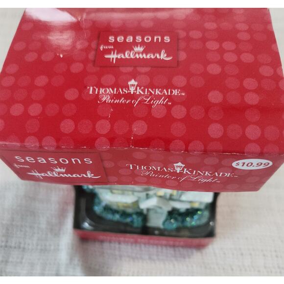 Hallmark Seasons Thomas Kinkade House Ornament NIB Painter of Light - Picture 3 of 3